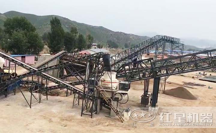 乐鱼制砂机客户现场